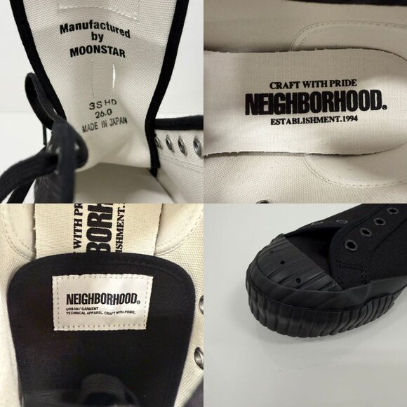 NWT - Neighborhood X MOONSTAR . GR LOW SNEAKER in Black (Size 9) - Picture 9 of 16